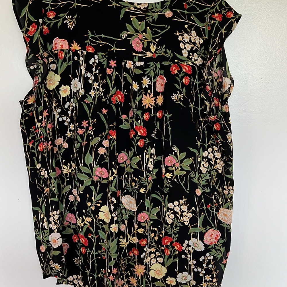 Loft Floral Print Top - Picture 5 of 5
